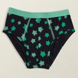 XY Life Kids Purple & Blak Printed Breifs (Pack of 3) image 5