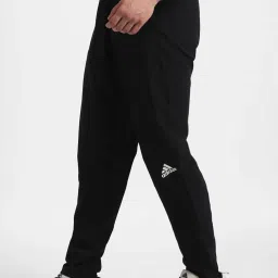 Adidas Black Regular Fit Sports Trackpants image 3
