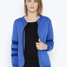 Belle Fille Blue Full Sleeves Sweatshirt-image-8