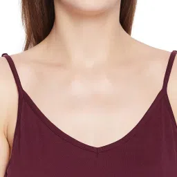 Hypernation Purple V Neck Singlets image 5