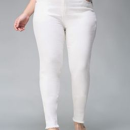 Miss Chase A+ Women Skinny Fit High-Rise Light Fade Jeans-picture-34