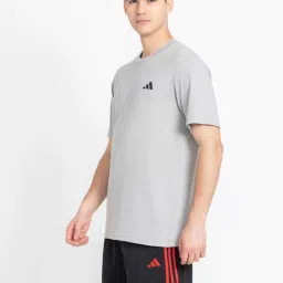 Adidas Sky Grey Regular Fit Sports T-Shirt image 3