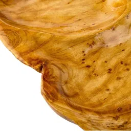 Home4U 5 Interlayers Brown Wood Fruit Plate image 3