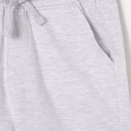 Fame Forever by Lifestyle Kids Grey & Navy Cotton Color Block Shorts image 3