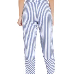 Hypernation Purple & White Striped Pyjamas image 2