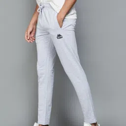 KAPPA Grey Melange Regular Fit Trackpants image 3