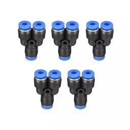 GENERIC 6 mm  Pneumatic Equal Y Connector Push In Fitting-Pack of 5-picture-15