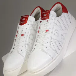 Rare Rabbit Men's White Sneakers image 1