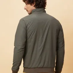 Being Human Dark Green Regular Fit Jacket image 2