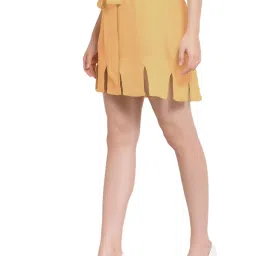 PATRORNA Peach Mini Skirt image 3