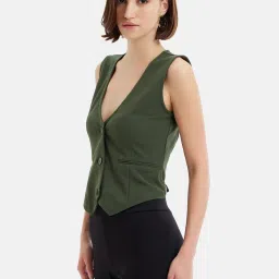 Kazo Green Waistcoat image 3