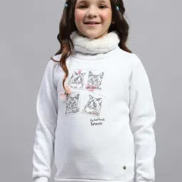 Monte Carlo Girls White Printed Full Sleeves Sweatshirts & Hoodies-picture-41