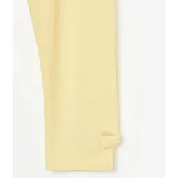 Juniors by Lifestyle Kids Yellow Solid Leggings image 3