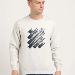 Turtle Off White Relaxed Fit Printed Sweatshirt image 1