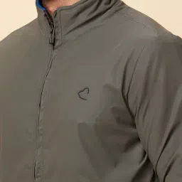 Being Human Dark Green Regular Fit Jacket image 4