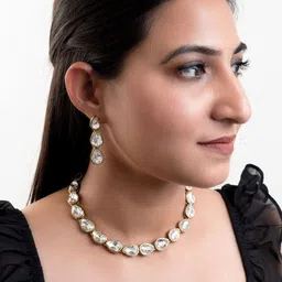 VIPY HANGER Stone-Studded Jewellery Set image 5