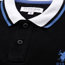 U.S. Polo Assn. Polo Collar Pure Cotton Slim Fit T-shirt image 2