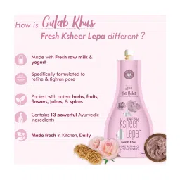 Nat Habit Fresh Gulab Khus Ksheer Lepa Face Pack - 40 gm image 3