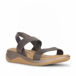 Hush Puppies by Bata Women's NOAH 2.0 Gun Metal Sling Back Wedges-picture-17