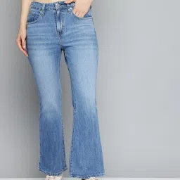 Levi's Blue Cotton Flared Fit Jeans image 1
