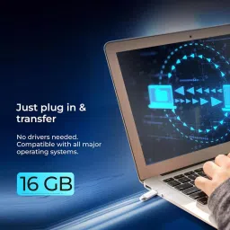 DigiTek Flash Drive 16 GB Storage USB 2.0 100 Mbps Speed, DUD 16GB 2.0V image 5