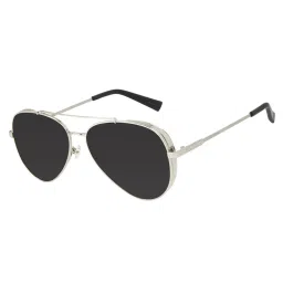 Chilli Beans Black Aviator UV Protection Unisex Sunglasses image 1
