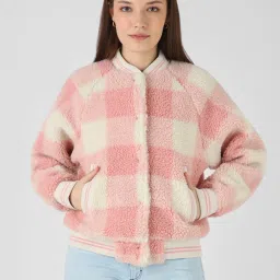 Wrangler Pink Check Jacket image 1