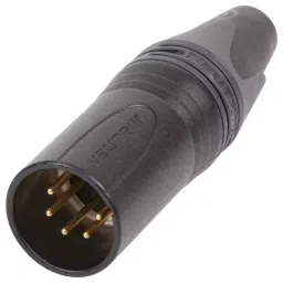 NEUTRIK PLUG, XLR, BLACK, 5POLE, NC5MXX-B-picture-18