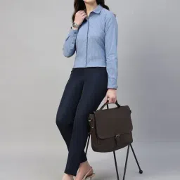 Hancock Blue Blended Striped Shirt image 5