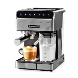 Wonderchef Regenta Automatic Coffee Maker 20-Bar Auto-Frother Lattes Metal Filter,2-Yr Warranty image 1