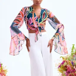 Cover Story Multicolor Printed Shirt image 1