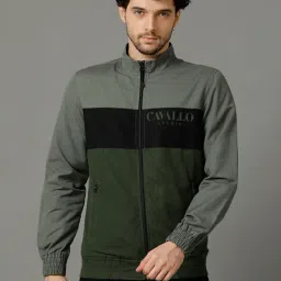 CAVALLO by Linen Club Green Regular Fit Cotton Linen Jacket-picture-34