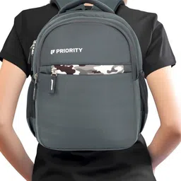 Priority Unisex Kids Brand Logo Backpack-picture-20