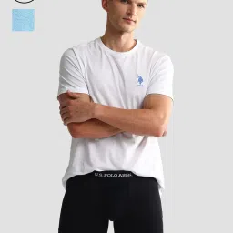 U.S. Polo Assn. Black & Light Blue Trunks - Pack of 2 image 1