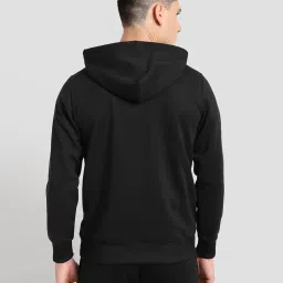 U.S. Polo Assn. Black Regular Fit Training Hooded Sweatshirt image 2