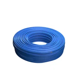 KEI Conflame 0.5 Sq mm 1 Core Flame Retardant Low Smoke Halogen Multistrand Industrial Cable Blue (Roll of 90 m)-picture-20
