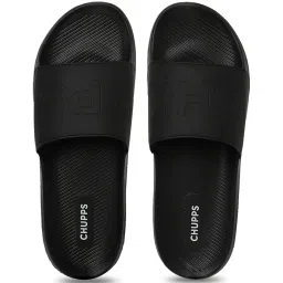 Chupps Men's Pure AirSoft Black Slides image 1