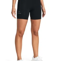 UNDER ARMOUR Black Mid Rise Sports Shorts image 1