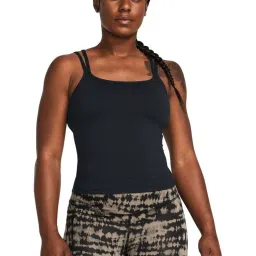 UNDER ARMOUR Black Slim Fit Sports Tank Top image 1