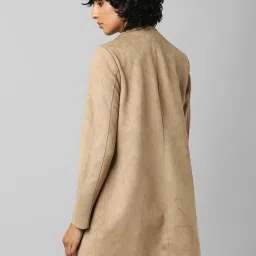 Only Beige Notched Lapel Coat image 2