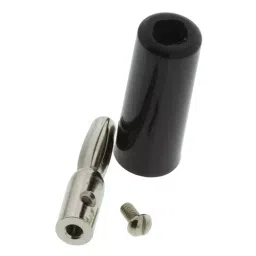 ABBATRON HH SMITH Banana Plug, 15A, Stud, Black, 204-103 (Pack of 5)-picture-41