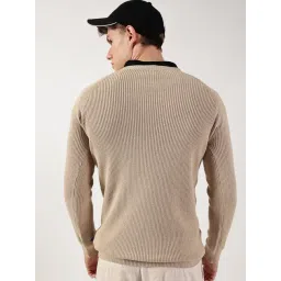 Thomas Scott Cream Cotton Regular Fit Sweatshirt image 3