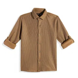 Cavio Boys Khaki Shirt-image-6