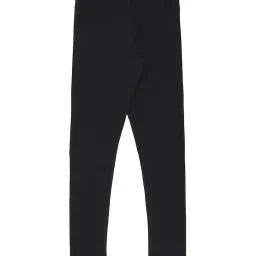 Pantaloons Junior Black Cotton Leggings image 1