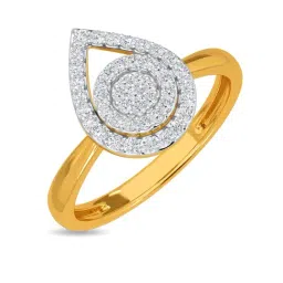Kisna Diamond & Gold Jewellery Shanna 14k (585) Diamond & Gold Ring For Women-picture-44