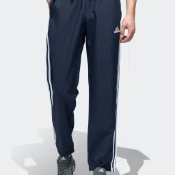 adidas Navy Striped Trackpants image 1