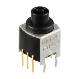 NKK SWITCHES ROTARY SWITCH, SP3T, 0.4VA, 28VAC/DC, TH, NR01103ANG13-image-99