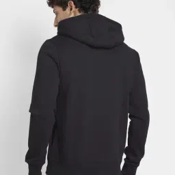 Being Human Navy Regular Fit Printed Hooded Sweatshirt image 2