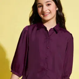 StyloBug Girls Purple Top-image-21