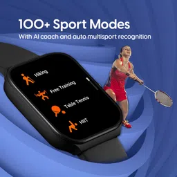 Fastrack FS1 Max 1.95 Inch UltraVU Curve Display BT Calling 100+ Multisports Smart Watch image 2